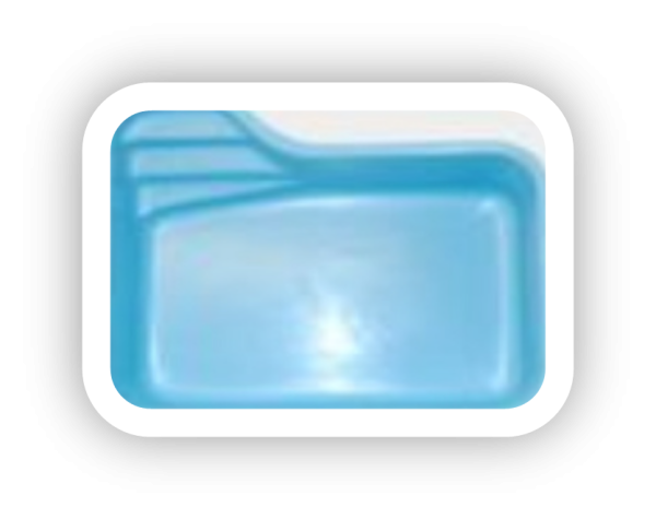 DIY Fibreglass Pool - 5m x 3m (Old Shape)