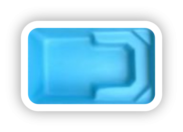 DIY Fibreglass Pool - 5.5m x 3m (Old Shape)