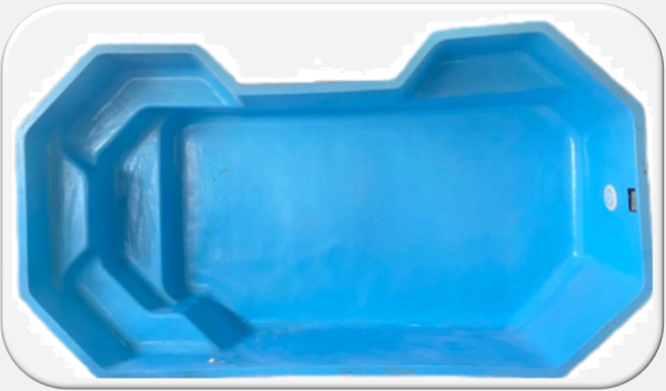 DIY Fibreglass Pool - 5.5m x 3m (New Shape)