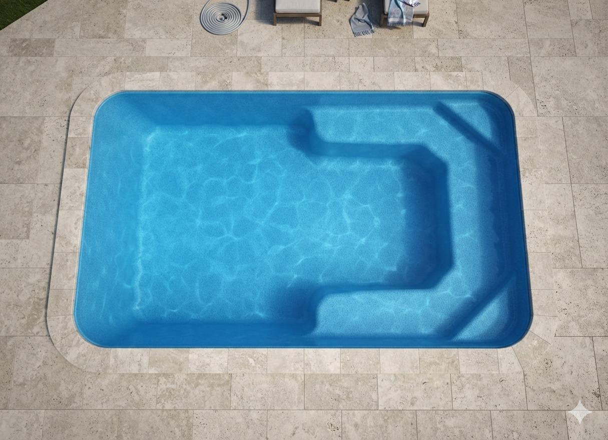 DIY Fibreglass Pool - 5.5m x 2.5m